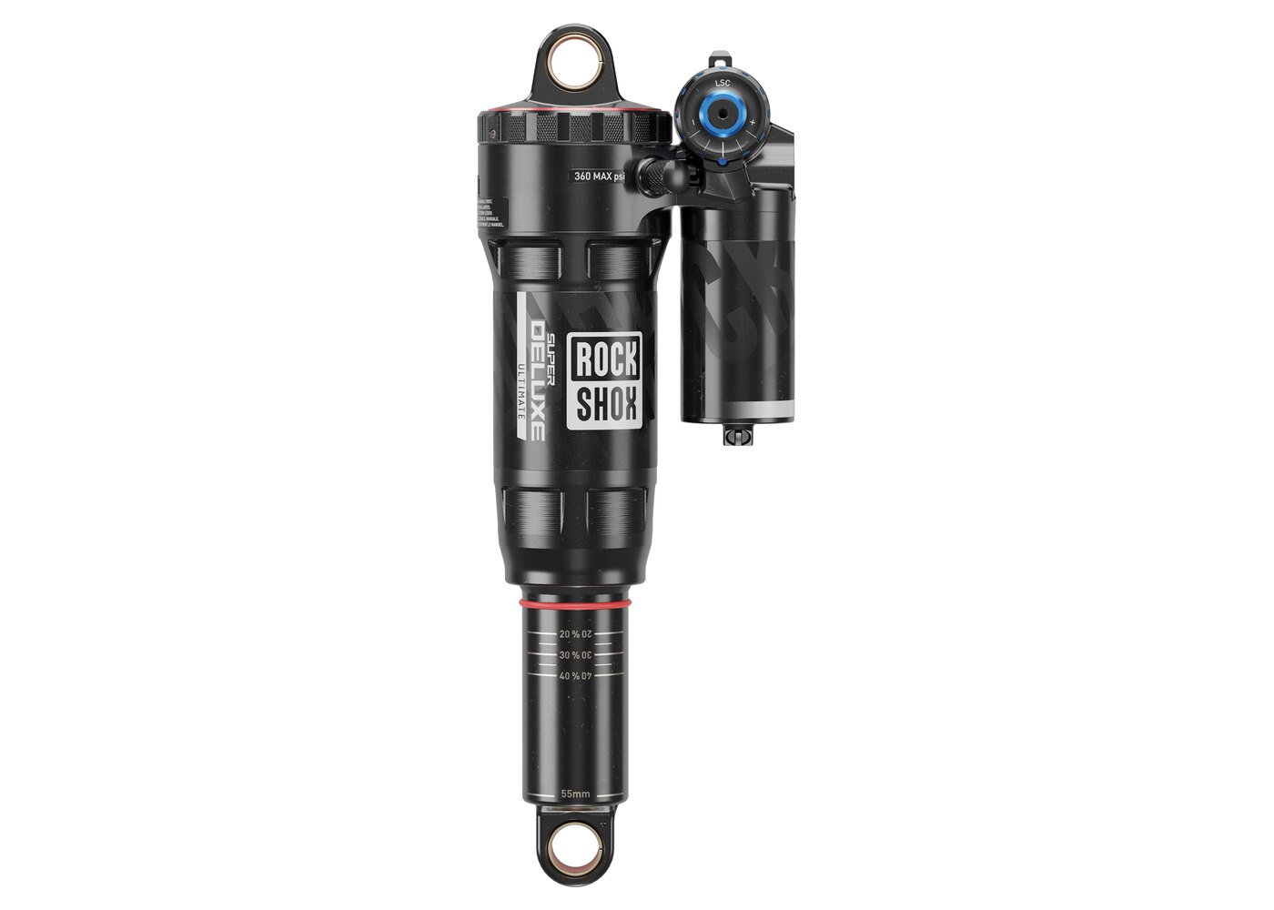 RockShox Super Deluxe com olhal padrão nas duas pontas